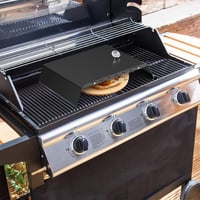 onlyfire Állítható Pizzasütő Feltét Hőmérővel 53-78 cm - Gázgrillhez Használható Pizzakészítő Búra Kerti Sütéshez 5