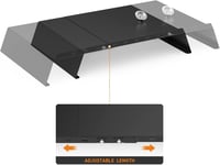 onlyfire Állítható Pizzasütő Feltét Hőmérővel 53-78 cm - Gázgrillhez Használható Pizzakészítő Búra Kerti Sütéshez 4