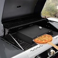 onlyfire Állítható Pizzasütő Feltét Hőmérővel 53-78 cm - Gázgrillhez Használható Pizzakészítő Búra Kerti Sütéshez 6