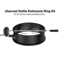 Onlyfire BRK-6009 set ražnja s motorom za Weber roštilj od 47 cm - emajlirana crna boja 2