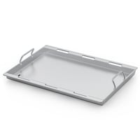 onlyfire Ploča za roštilj od nehrđajućeg čelika za plinske roštilje Weber Spirit I & II serije 300, plancha ploča za pečenje dimenzija 59,5 × 44 cm s 3 otvora za ventilaciju 1