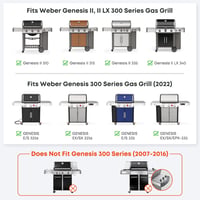 onlyfire Grill Plancha Weber Genesis II 300 sorozathoz, kerámia bevonattal, 67x47,5 cm 4