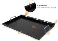 onlyfire Grill Plancha Weber Genesis II 300 sorozathoz, kerámia bevonattal, 67x47,5 cm 2