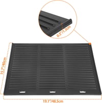 Onlyfire Öntöttvas Grilllemez 48,5x40cm Univerzális Grill Lap Fordítható 3