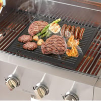 Onlyfire Öntöttvas Grilllemez 48,5x40cm Univerzális Grill Lap Fordítható 7