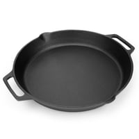 onlyfire lijevano željezna grill tava s dvije ručke i izljevom - 35 cm 1