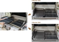 Onlyfire öntöttvas plancha grillezőlap Weber Spirit 200/300 sorozathoz - 44,5x30,2 cm 6