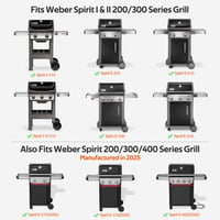 Onlyfire öntöttvas plancha grillezőlap Weber Spirit 200/300 sorozathoz - 44,5x30,2 cm 3