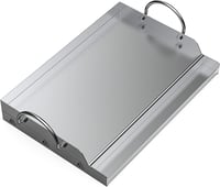 onlyfire Rozsdamentes Acél Plancha Grillezéshez, Grill Lap 62,8x40,6 cm 1