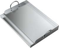 onlyfire Rozsdamentes Acél Plancha Grillezéshez, Grill Lap 62,8x40,6 cm 6