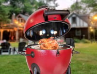 Onlyfire Súprava ražňa z nehrdzavejúcej ocele s elektrickým motorom – pre grily Large a XLarge BGE, Kamado Joe Classic, Pit Boss, Louisiana, Primo Ceramic 5