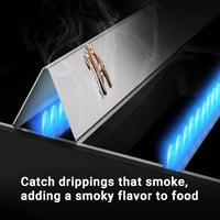 onlyfire Rozsdamentes Flavorizer Sáv Weber Spirit 300 Gázgrill Hőeloszló Lemez 6