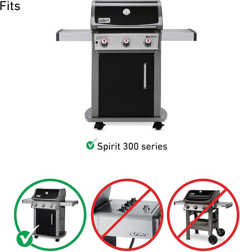 onlyfire Rozsdamentes Flavorizer Sáv Weber Spirit 300 Gázgrill Hőeloszló Lemez