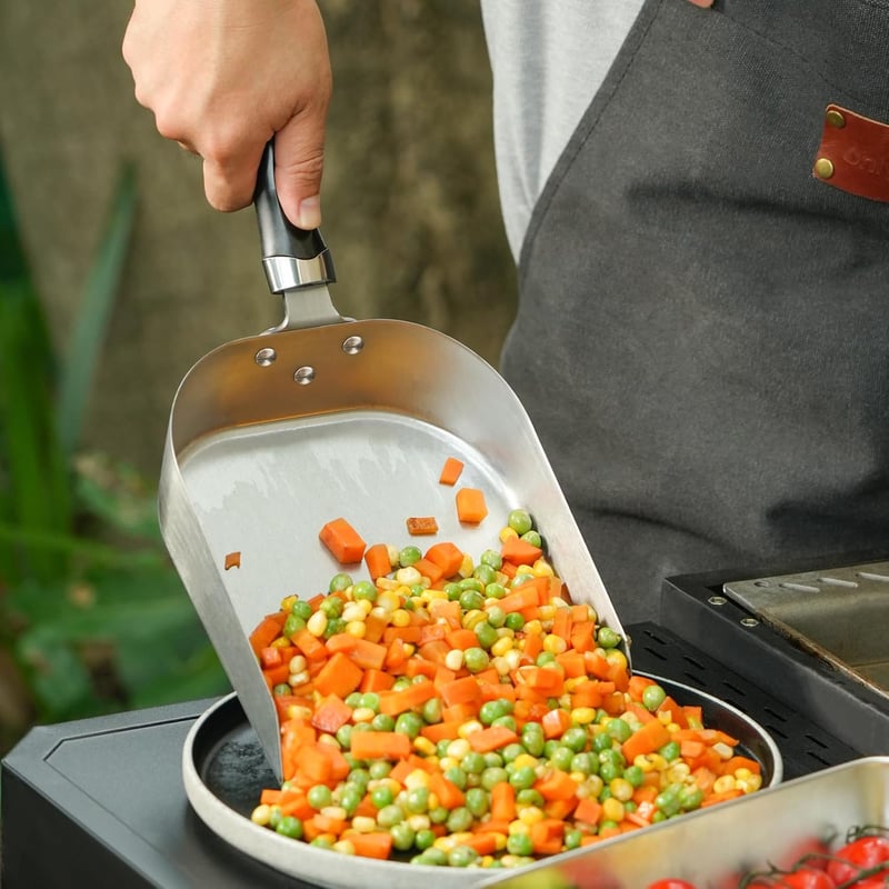 onlyfire Rozsdamentes Grill Lapát Teppanyaki Spatula BBQ Grillezéshez