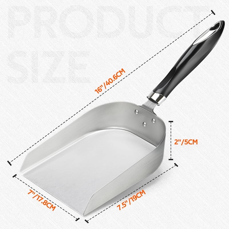 onlyfire Rozsdamentes Grill Lapát Teppanyaki Spatula BBQ Grillezéshez
