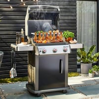 onlyfire Rozsdamentes Melegítő Rács Weber Spirit 300 Sorozathoz, 2in1 Csirkecomb Grill Állvány - 57×17×10cm 8