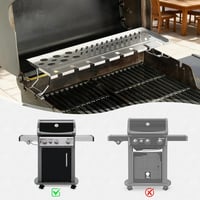 onlyfire Rozsdamentes Melegítő Rács Weber Spirit 300 Sorozathoz, 2in1 Csirkecomb Grill Állvány - 57×17×10cm 7
