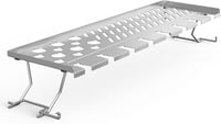 onlyfire Rozsdamentes Melegítő Rács Weber Spirit 300 Sorozathoz, 2in1 Csirkecomb Grill Állvány - 57×17×10cm 1