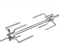 Onlyfire Univerzális Grillnyárs Készlet 120 cm - 4 Húsnyárssal és Rozsdamentes Acél Motorral, 220-240V, Forgónyárs Grillezéshez 4