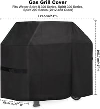 Onlyfire Weber Spirit E310 E320 S310 S320 vízálló grillhuzat 2