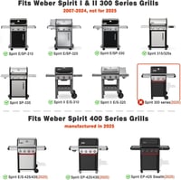 Onlyfire Weber Spirit E310 E320 S310 S320 vízálló grillhuzat 4