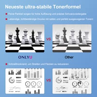 ONLYU 142A W1420A čierna tonerová kazeta s čipom, kompatibilný alternatívny toner pre HP 142A 5