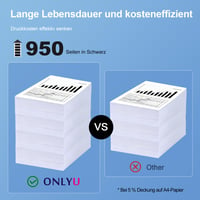 ONLYU 142A W1420A čierna tonerová kazeta s čipom, kompatibilný alternatívny toner pre HP 142A 6