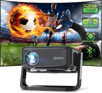 ONOAYO 4K Mini Projektor 25000 Lumen WiFi6 Bluetooth Otthoni Moziba 1