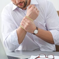 ONTYZZ Csuklórögzítő Pánt 1 Pár - 40 cm Bézs Elasztikus Csuklószorító Edzéshez, Súlyemeléshez, Edzőtermi Sportokhoz, Bandázs 6
