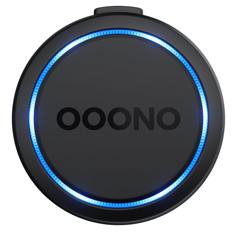 OOONO Co-Driver NO2 čierny - Upozornenia na rýchlostné radary a nebezpečné úseky - Nabíjateľný - LED displej - Kompatibilný s CarPlay a Android Auto