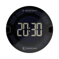Automatické solárne elektronické parkovacie hodiny OOONO P-DISC 3 do auta 1
