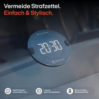 Automatické solárne elektronické parkovacie hodiny OOONO P-DISC 3 do auta 2