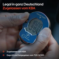 Disc de parcare electronic OOONO P-DISC NO1, ceas de parcare digital automat pentru mașină, cu aprobare KBA conform StVO 4