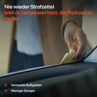 Disc de parcare electronic OOONO P-DISC NO1, ceas de parcare digital automat pentru mașină, cu aprobare KBA conform StVO 3