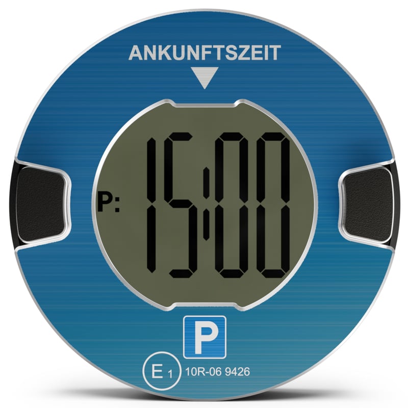 Disc de parcare electronic OOONO P-DISC NO1, ceas de parcare digital automat pentru mașină, cu aprobare KBA conform StVO