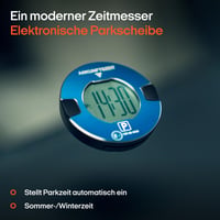 Disc de parcare electronic OOONO P-DISC NO1, ceas de parcare digital automat pentru mașină, cu aprobare KBA conform StVO 2