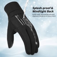 OOPOR Kerékpáros Kesztyű Férfi Érintőképernyős Téli Kesztyű Unisex Szélálló Csúszásmentes Futás Bicikli Fitness Motoros MTB 4