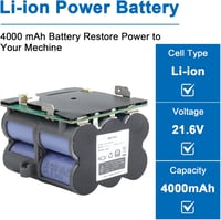 OPAHUTER Tineco Floor ONE S5 / S5 Pro / S5 Steam csereakkumulátor 21,6V 4000mAh 2