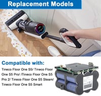 OPAHUTER Tineco Floor ONE S5 / S5 Pro / S5 Steam csereakkumulátor 21,6V 4000mAh 3