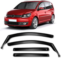 Opaltool Szélterelő VW Touran 2003-2015 Ablakhoz, 4 Darab Ragasztható Esővédő 1
