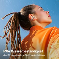OpenRock E Open-Ear Bluetooth 6.0 slúchadlá – Bezdrôtové clip-on slúchadlá – 4g ľahké – Silné basy – 28h batéria – IPX4 vodeodolné – Čistota hovorov AI – Aplikácia 8