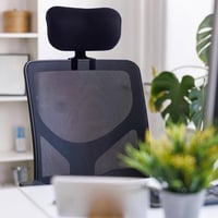 Operitacx állítható fejtámla irodai székhez, ergonomikus nyakpárna - fekete 2
