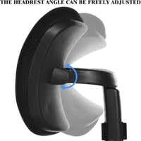 Operitacx állítható fejtámla irodai székhez, ergonomikus nyakpárna - fekete 5