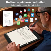Ophayapen 3 v 1 inteligentná sada pera – s bodovým zápisníkom a LCD písacou tabuľkou, prevod rukopisu na text (OCR), nahrávanie zvuku, Bluetooth 5.0, bez predplatného 7