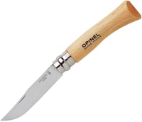 Briceag pliabil tradițional Opinel Inox No. 9 cu sistem de blocare Virobloc, culoare natur 3