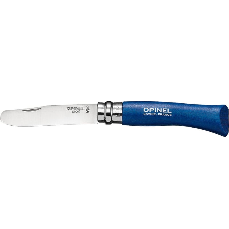 Opinel N°07 Junior dječji nož - plavi, 17,5 cm - Siguran džepni nož za djecu