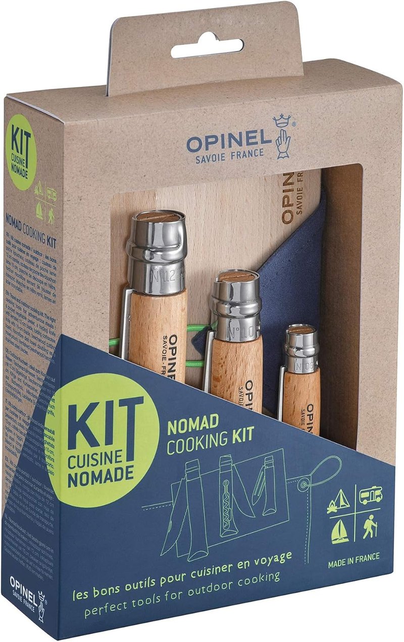 OPINEL Nomad Kit ezüst 5 darabos kés szett