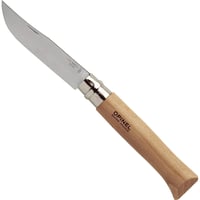 Briceag Opinel O001084 – Bej, 12 cm, Mâner din lemn de esență tare maro 1