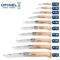 Zatvárací nôž Opinel O123100, hliník, hnedý, 10 cm, 1 ks 2