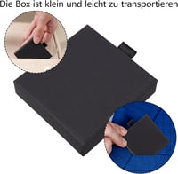 Opopark set 2 cutii negre pentru bijuterii, organizator pentru brățări, cutie de cadou 4
